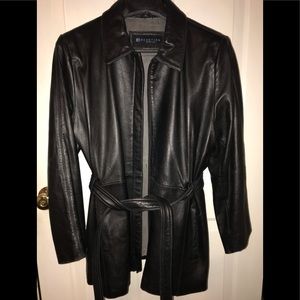 REAL Leather Kenneth Cole Reaction coat sz 3x